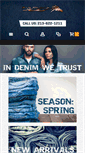 Mobile Screenshot of pacificbluedenims.com